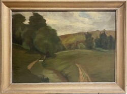 1930-s években világkiállításon szereplő ,méltatlanul elfeledett Jaksa István(1894-1982) festmény