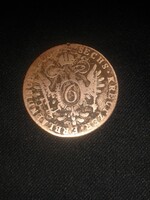 Ausztria 6 Krajcár, 1800 B