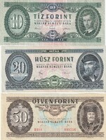 Kádár 3-as Forint LOL egyben, közte VF+