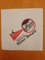 Retror régi TAP Carpati Hotelul Sporturilor Poiana Brasov (Románia) felirat szalvéta