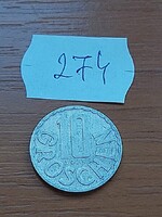 AUSZTRIA 10 GROSCHEN 1975 ALU.  274