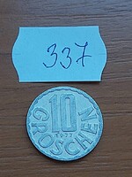 AUSZTRIA 10 GROSCHEN 1977 ALU.  337