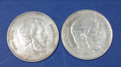 2 db Kossuth 5 Ft 1947 /500 finomságú ezüst  24 g /