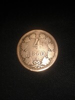 Ausztria 4 Krajcár, 1860 A