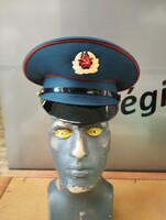 Szovjet népköztársasági, legénységi tányérsapka, retro, vintage, szocializmus vörös hadsereg