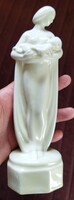 Liszkai Kovàcs Zoltán:Anya gyermekével atr deco porcelán figura