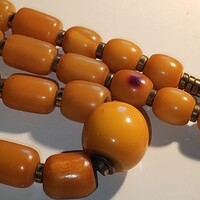 Art Deco Hatalmas bakelit nyaklánc 174g