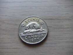 5 Cent 1977  Kanada  ( 1 )