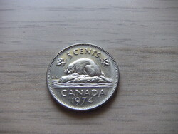 5 Cent 1974  Kanada  ( 1 )