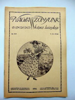 1916    /  NAGYASSZONYUNK  /  RÉGI EREDETI ÚJSÁG Ssz.: 464