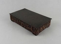 1V207 Iparművészeti vörösréz LIGNIFER kártyadoboz