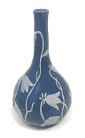 Herendi harangvirágos szecessziós jelzett porcelán váza (13cm) RZ