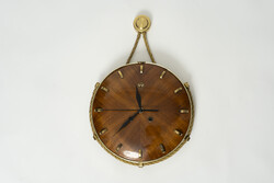 Mid Century Weimar Fali Óra / Quartz szerkezet / Retró / Régi