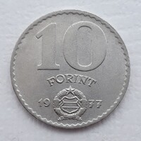 10 Forint 1977 érme, fémpénz - Magyarország 10 Forint 1977 pénzérme