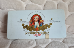 Vintage Schimmelnpennick fém szivaros doboz