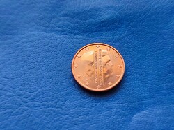 HOLLANDIA 1 EURO CENT 2016 WILLEM-ALEXANDER (VILMOS SÁNDOR) ! UNC! NAGYON RITKA!