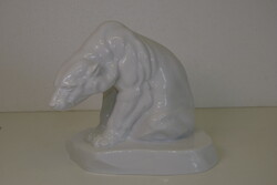 Markup Béla Herendi porcelán jegesmedve A244