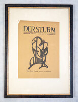 Mattis Teutsch János Der Sturm 1923.novemberi eredeti címlapja.