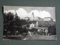 Képeslap,fotó,Pannonhalma,Győrszentmárton,Bencés Főapátság templom látkép,részlet,1960-