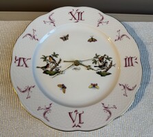 Herendi porcelán Rotschild mintás falióra