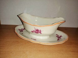Régi Zsolnay porcelán mártásos, szószos tál (21/d)