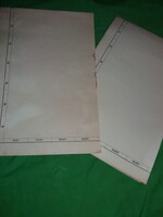 Antik térkép részletek papír atlaszhoz 2 db 24 X 76 cm képek szerint 10.
