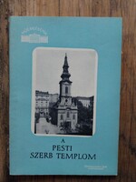 A pesti szerb templom, Műemlékeink sorozat füzete, 1961