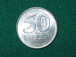 50 Fillér 1971 ! Csak 50001 db. !!! Nem Volt Forgalomban ! Verdefényes !