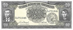 20 peso 1949 Fülöp szigetek UNC