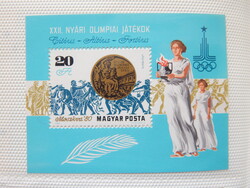 1980. Olimpiai érmesek (IV.) Moszkva - blokk **