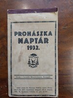 Prohászka naptár 1932, Szociális Missziótársulat , Budapest, papírrégiség
