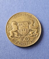 1946 - 1949 BSZKRT 50 forintos bárca