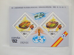 1982. Labdarúgó Világbajnokság (IV.) - Spanyolország - blokk **