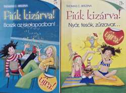 Fiúk kizárva! könyvcsomag (2 kötet) Boszik az iskolapadban + Nyár, tesók, zűrzavar - Thomas C. Brezina