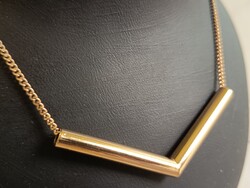 MINIMALISTA ARANYOZOTT  NYAKLÁNC!