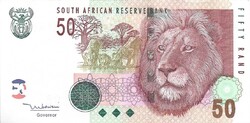 50 rand 2005 Dél Afrika aUNC 1.