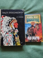 A nagy indián könyv és Winnetou 3. 2db-os csomag
