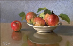 Tagyosi Rátz Péter (1879 -1945) : Almás csendélet,1910