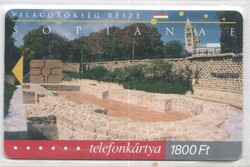 Magyar telefonkártya 1184  2001 Sopianae GEM 7   45.000 Db