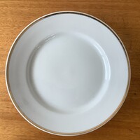 Hollóházi arany szegélyes lapos tányér 2 db