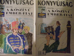 Jókai Mór: Kőszívű ember fiai I.- II. rész regény könyvújság ritkaság - Real Kft Kaposvár -