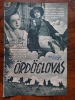Hamza D. Ákos: Ördöglovas című Magyar film ismertető füzete, 1944