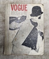 1963-as Vogue szabásminta könyv Christisn Dior, Patou, Nina Ricci, stb