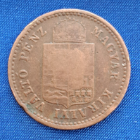 1886. KB.. Magyar Királyi Váltópénz  1 Krajcár (20)