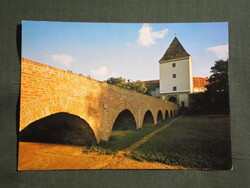 Képeslap,Sárvár,Nádasdy-várkastély látkép,részlet, 1981-