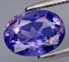 Eredeti  lila színű spinel drágakő 1,69ct Tanzania