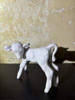 Gyönyörű Meissen borju figura