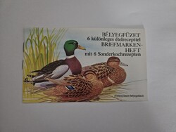 1989-es Récék-Felülnyomattal Német bélyegfüzet **