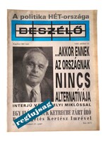 1992 október 10    /  Beszélő  /  A múlt meglepetés! Ssz.:  38971