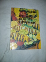 Szakácskönyv grill kukta alufólia a konyhában 1987